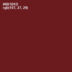 #6B1B1D - Moccaccino Color Image