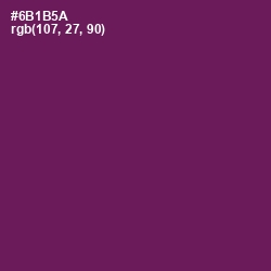 #6B1B5A - Pompadour Color Image