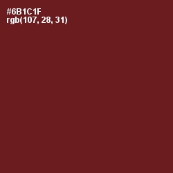 #6B1C1F - Moccaccino Color Image