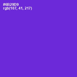 #6B29D9 - Purple Heart Color Image