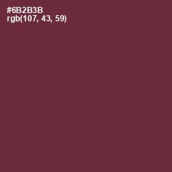 #6B2B3B - Buccaneer Color Image