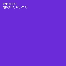 #6B2BD9 - Purple Heart Color Image