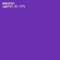 #6B2FB1 - Royal Purple Color Image