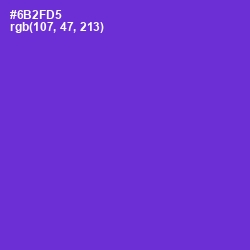 #6B2FD5 - Purple Heart Color Image