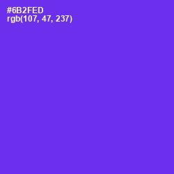 #6B2FED - Purple Heart Color Image