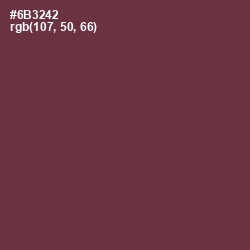 #6B3242 - Tawny Port Color Image