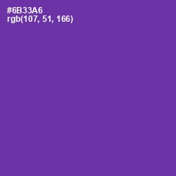 #6B33A6 - Royal Purple Color Image