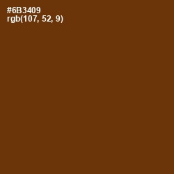 #6B3409 - Nutmeg Wood Finish Color Image