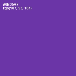 #6B35A7 - Royal Purple Color Image