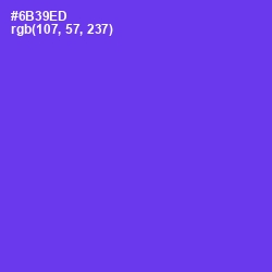 #6B39ED - Purple Heart Color Image