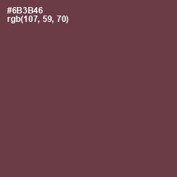 #6B3B46 - Finn Color Image