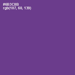 #6B3C8B - Eminence Color Image