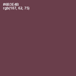 #6B3E4B - Finn Color Image