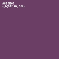 #6B3E66 - Cosmic Color Image