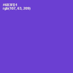 #6B3FD1 - Purple Heart Color Image