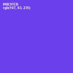 #6B3FEB - Purple Heart Color Image
