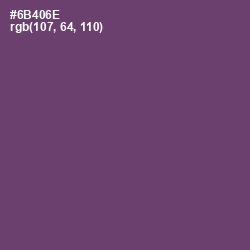 #6B406E - Smoky Color Image