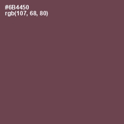 #6B4450 - Eggplant Color Image