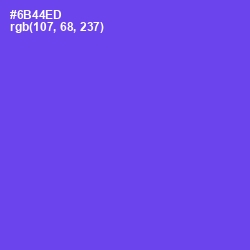 #6B44ED - Fuchsia Blue Color Image