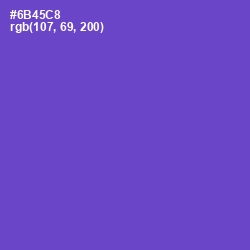 #6B45C8 - Fuchsia Blue Color Image