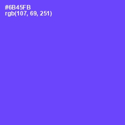 #6B45FB - Royal Blue Color Image