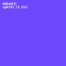 #6B48FD - Royal Blue Color Image