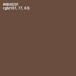 #6B4D3F - Shingle Fawn Color Image