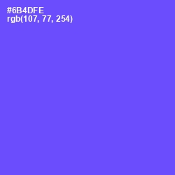 #6B4DFE - Royal Blue Color Image