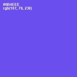 #6B4EEE - Blue Marguerite Color Image