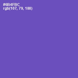 #6B4FBC - Blue Violet Color Image