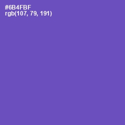 #6B4FBF - Blue Violet Color Image