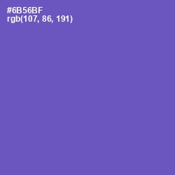 #6B56BF - Blue Violet Color Image