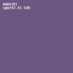 #6B5781 - Affair Color Image