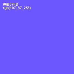 #6B57FD - Royal Blue Color Image