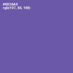 #6B58A9 - Scampi Color Image