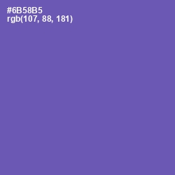 #6B58B5 - Blue Violet Color Image