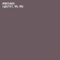 #6B5A60 - Scorpion Color Image