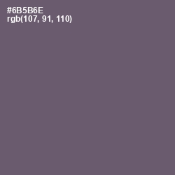 #6B5B6E - Salt Box Color Image