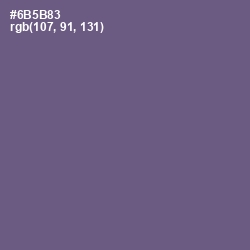 #6B5B83 - Affair Color Image