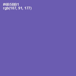 #6B5BB1 - Blue Violet Color Image