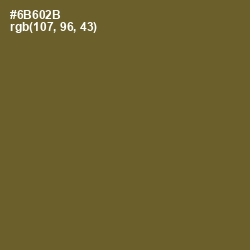 #6B602B - Yellow Metal Color Image