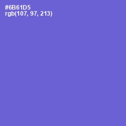 #6B61D5 - Blue Marguerite Color Image