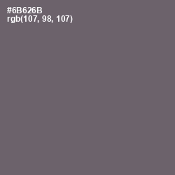 #6B626B - Dove Gray Color Image