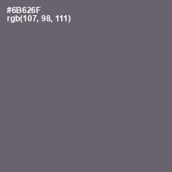 #6B626F - Dove Gray Color Image