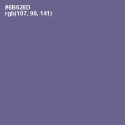 #6B628D - Rum Color Image