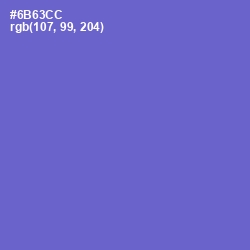 #6B63CC - Blue Marguerite Color Image