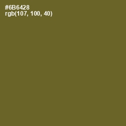 #6B6428 - Yellow Metal Color Image