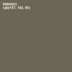 #6B6655 - Soya Bean Color Image
