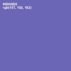 #6B66B6 - Deluge Color Image