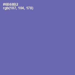 #6B68B2 - Deluge Color Image